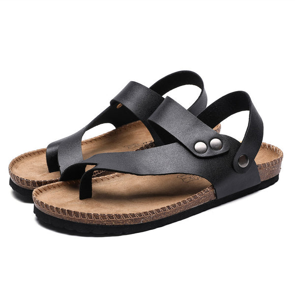 Sandalias Hombre Verano Chanclas de Corcho Playa Estilo Moderno