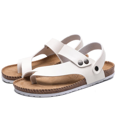 Sandalias Hombre Verano Chanclas de Corcho Playa Estilo Moderno