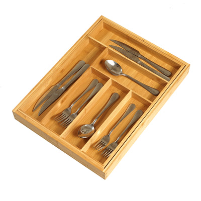 Organizador de Cuchillos Bambu con Cajón Retráctil - Image 7
