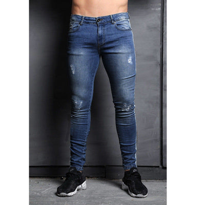 Jeans para Hombre con Rotos en las Rodillas - Estilo Urbano Moderno