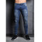 Calça Jeans Masculina Rasgada no Joelho - Estilo Urbano Moderno