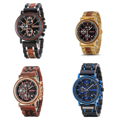 Reloj de Madera Elegante para Hombre - Estilo Urbano Moderno - Image 6