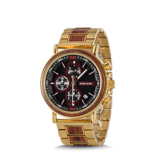 Reloj de Madera Elegante para Hombre - Estilo Urbano Moderno - Image 9
