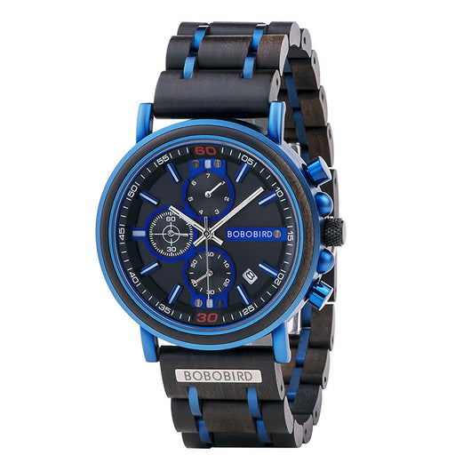 Reloj de Madera Elegante para Hombre - Estilo Urbano Moderno - Image 5