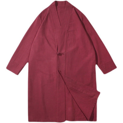 Capa Hanfu Dao Robe - Algodón y Lino Tradicional - Image 3