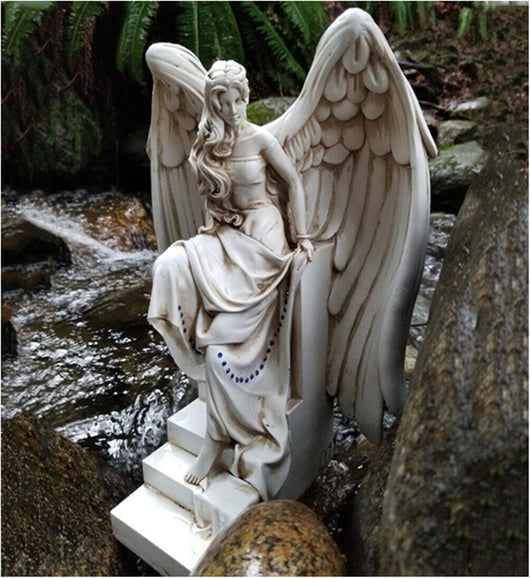 Ángel de la Redención - Figura Decorativa de Resina Despertador - Image 13