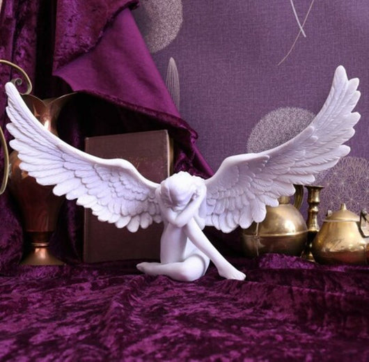 Ángel de la Redención - Figura Decorativa de Resina Despertador - Image 2