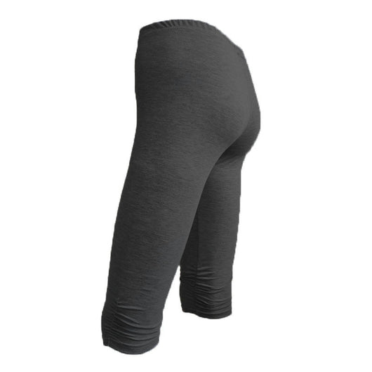 Leggins Cortos Plisados de Algodón para Tallas Grandes - Image 5