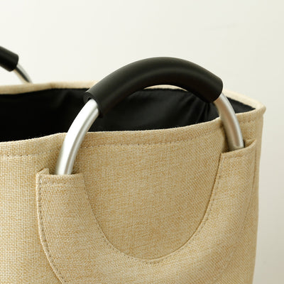 Cesto de Almacenamiento Plegable Estilo Nórdico con Asa de Aluminio - Image 7