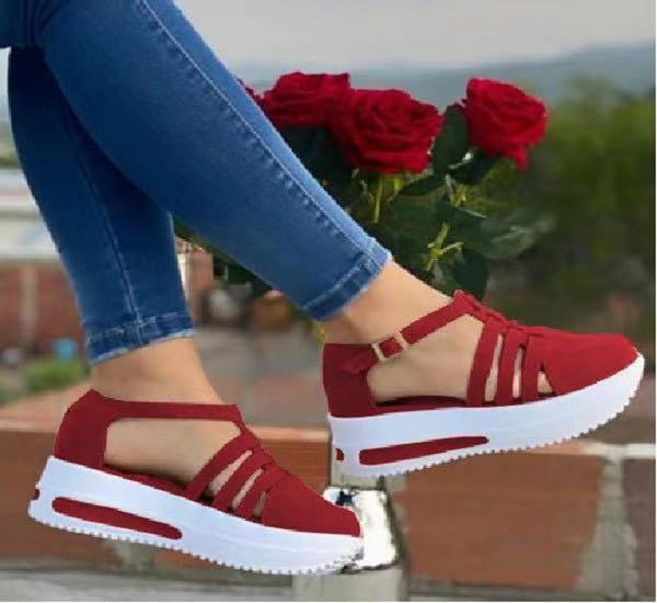 Zapatos de Cuña para Mujer con Punta Redonda - Comodidad y Estilo