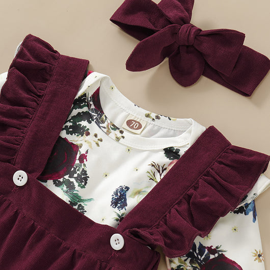 Set de 3 Tirantes con Estampado Floral para Bebé y Niño - Image 9