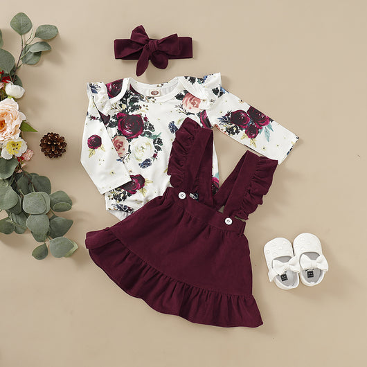 Set de 3 Tirantes con Estampado Floral para Bebé y Niño - Image 4