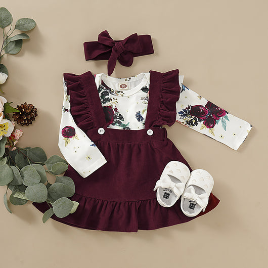 Set de 3 Tirantes con Estampado Floral para Bebé y Niño - Image 3