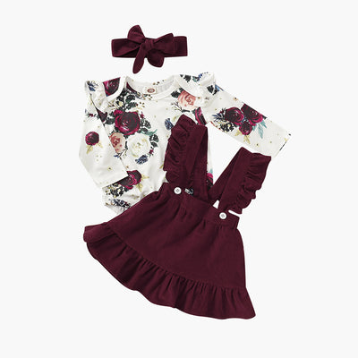 Set de 3 Tirantes con Estampado Floral para Bebé y Niño - Image 5