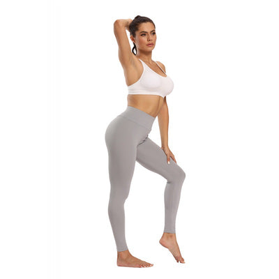 Leggings Yoga Slim Durazno para Mujer con Detalles de Costura - Image 23
