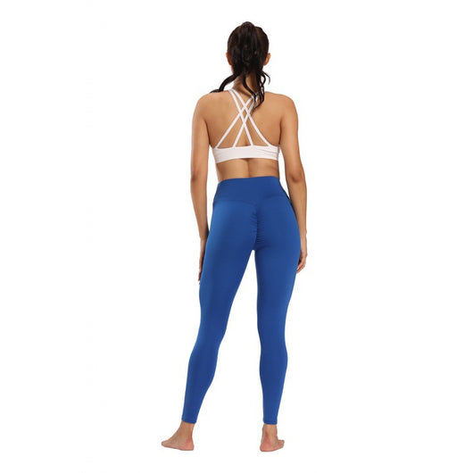 Leggings Yoga Slim Durazno para Mujer con Detalles de Costura - Image 6