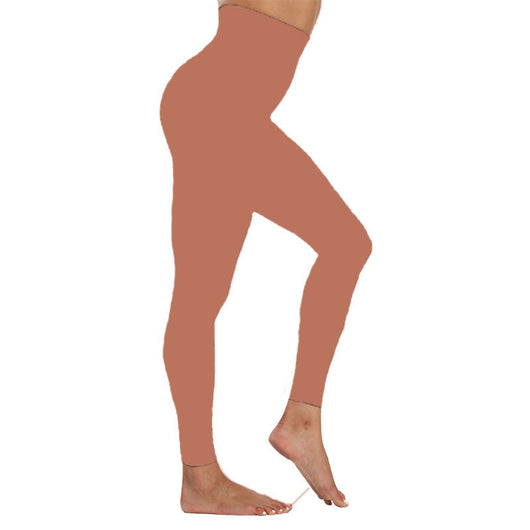 Leggings Yoga Slim Durazno para Mujer con Detalles de Costura - Image 8