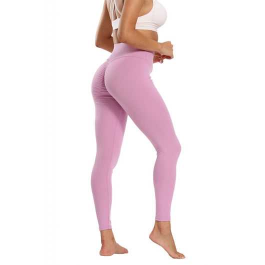 Leggings Yoga Slim Durazno para Mujer con Detalles de Costura - Image 3