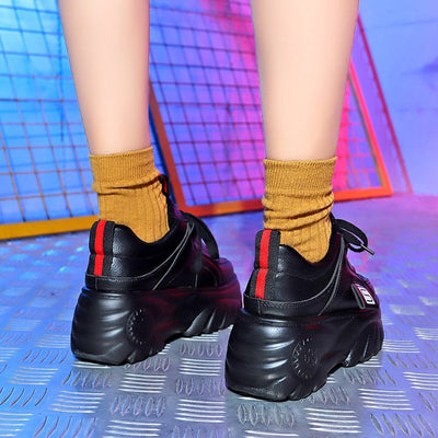 Zapatillas Plataforma Harajuku con Suela Gruesa - Sneakers Elevadores de Altura - Image 2