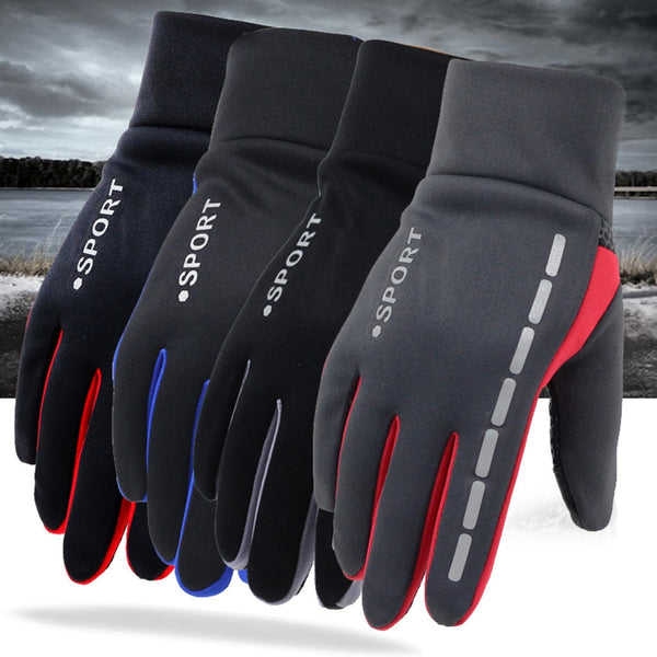 Guantes de Ciclismo para Hombre Deportivos Otoño e Invierno