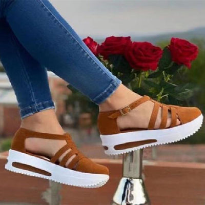 Zapatos de Cuña para Mujer con Punta Redonda - Comodidad y Estilo - Image 10