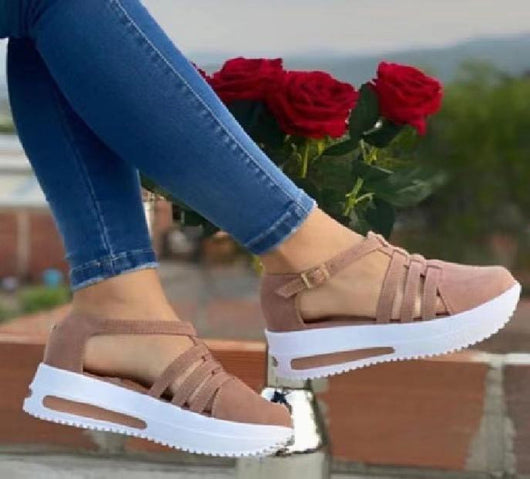 Zapatos de Cuña para Mujer con Punta Redonda - Comodidad y Estilo - Image 12