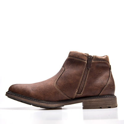 Botas de Invierno para Hombre con Cierre de Cremallera - Calzado Cálido y Resistente - Image 4