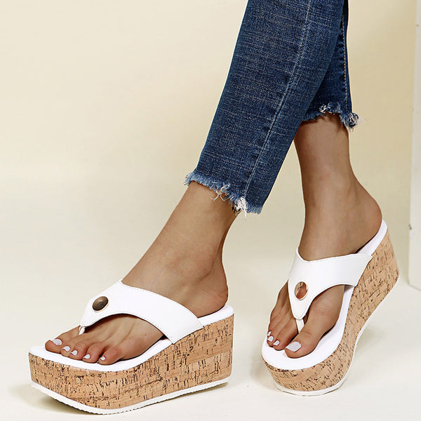 Sandalias Tipo Cuña Ligeras para Mujer - Cómodas y Modernas