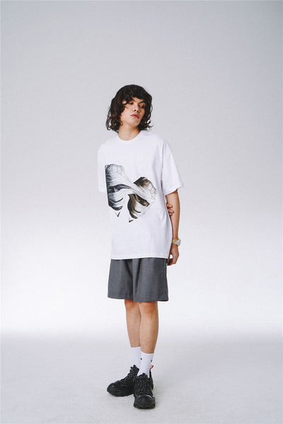 Camiseta Estampada con Retrato para Hombre - Tendencia Urbana Street - Image 12
