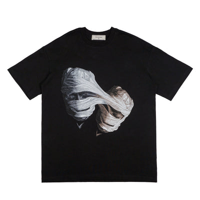 Camiseta Estampada con Retrato para Hombre - Tendencia Urbana Street - Image 2