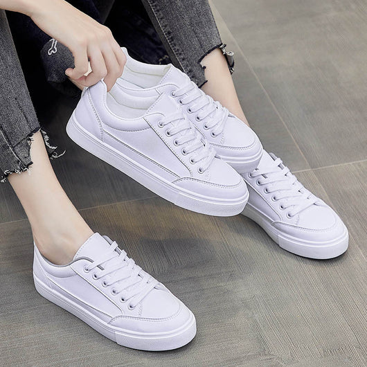 Zapatillas de Cuero para Correr con Suela Plana - Image 9