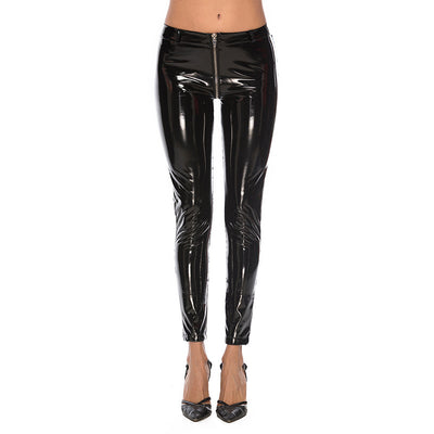 Leggings de Cuero Charol con Cierre - Image 5