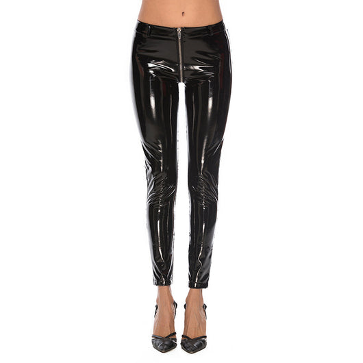Leggings de Cuero Charol con Cierre - Image 5