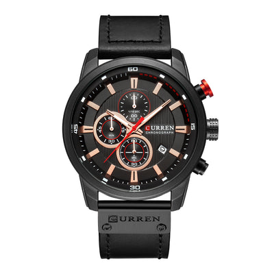 Reloj Deportivo Militar Cronógrafo Impermeable Cuero Premium Lujo - Image 5