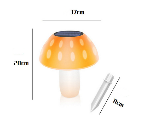Luces LED Solares para Jardín y Césped con Diseño de Hongos - Image 8