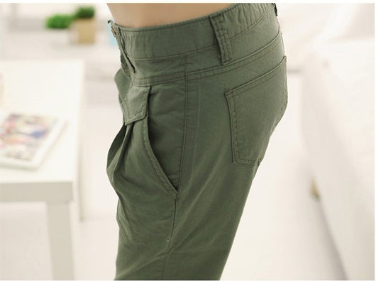 Pantalones Capri Holgados Talla Grande para Mujer - Corte Slim Casual - Image 8