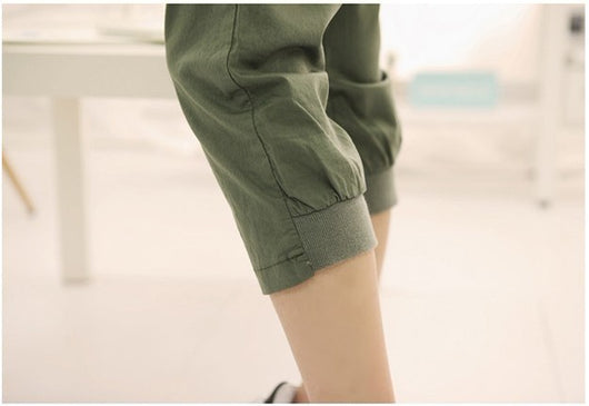Pantalones Capri Holgados Talla Grande para Mujer - Corte Slim Casual - Image 9