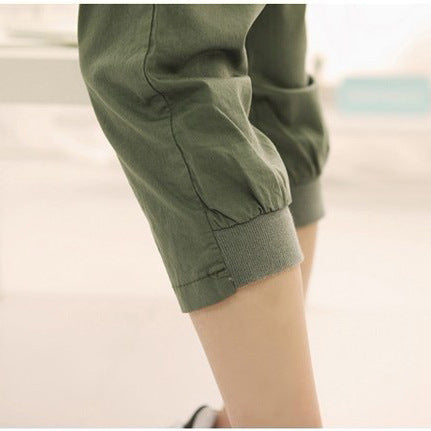 Pantalones Capri Holgados Talla Grande para Mujer - Corte Slim Casual - Image 3