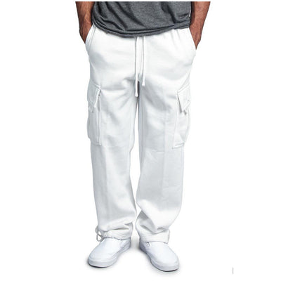 Pantalones Casuales con Cintura Elástica y Cordón Ajustable - Múltiples Bolsillos - Image 14