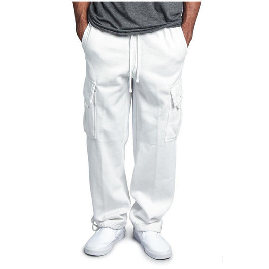 Pantalones Casuales con Cintura Elástica y Cordón Ajustable - Múltiples Bolsillos - Image 14