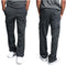 Pantalones Casuales con Cintura Elástica y Cordón Ajustable - Múltiples Bolsillos