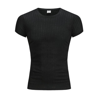 Suéter Cuello V Ajustado Elástico Transpirable para Hombre