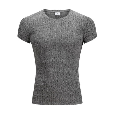 Suéter Cuello V Ajustado Elástico Transpirable para Hombre - Image 7