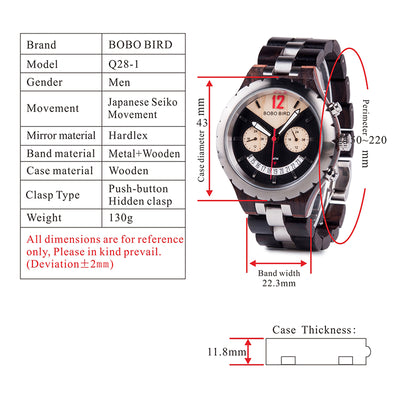 Reloj para Hombre con Movimiento Miyota y Calendario de 5 Agujas - Image 6