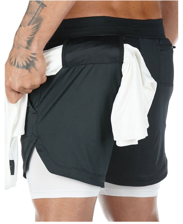 Shorts de Entrenamiento Squat de Secado Rápido para Hombre