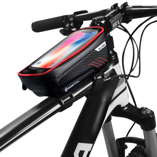 Bolsa Rígida para Cuadro de Bicicleta - Soporte Smartphone MTB