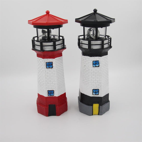 Luz Solar LED Forma Faro para Jardín y Decoración Exterior