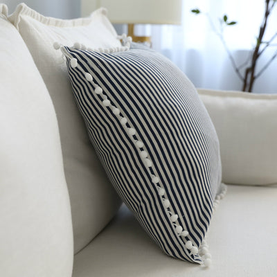 Almohada de Cintura con Diseño Geométrico en Algodón y Lino - Image 5
