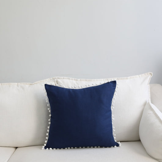 Almohada de Cintura con Diseño Geométrico en Algodón y Lino - Image 7