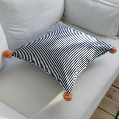 Almohada de Cintura con Diseño Geométrico en Algodón y Lino - Image 15